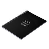 Carnet de repos pour femmes noires (Côté gauche)