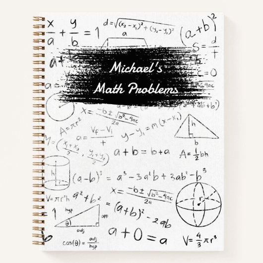 Carnet de résolution des problèmes mathématiques d (Devant)