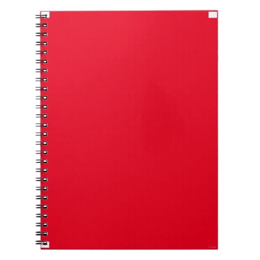 Carnet de réussite rouge personnalisé (Devant)