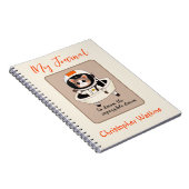 Carnet de rêve astrocat personnalisé (Côté Droit)