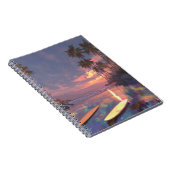 Carnet de rêve de Surf de soleil tropical (Côté Droit)