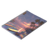 Carnet de rêve de Surf de soleil tropical (Côté gauche)