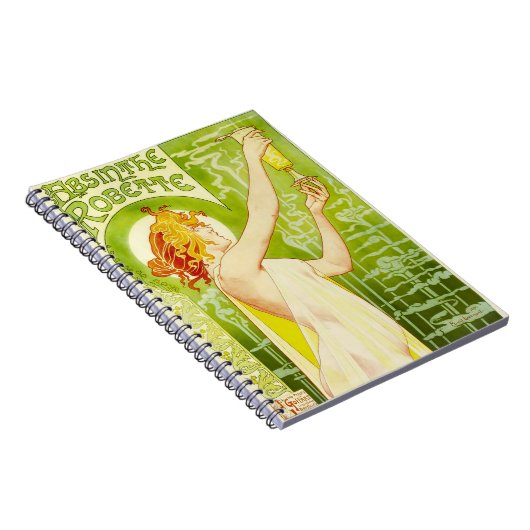 Carnet de Robette d'absinthe d'Alphonse Mucha (Côté Droit)