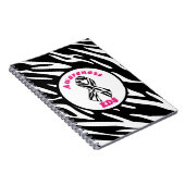 Carnet de ruban de rayure de zèbre de conscience (Côté Droit)