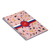 Carnet De Russie avec le monogramme de Russe d'amour (Côté Droit)