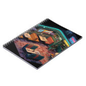 Carnet de scène Neon Retro Pixel Diner (Côté gauche)