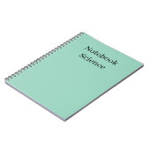 carnet de science minimaliste (Côté gauche)