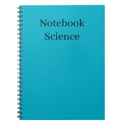 carnet de science minimaliste (Devant)
