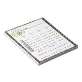 carnet de score de bunco - feuille de score de bun (Incliné)