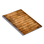 Carnet de score de musique (Côté Droit)