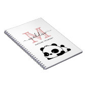 Carnet de script Panda Blush Pink (Côté Droit)