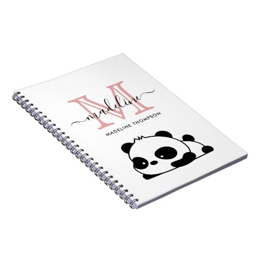 Carnet de script Panda Blush Pink (Côté Droit)