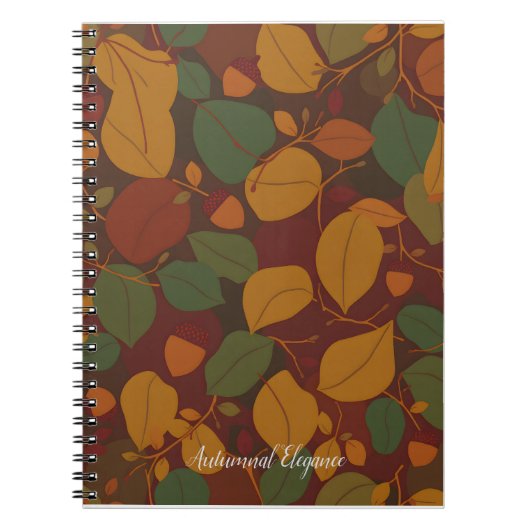Carnet de Sentiments Automnaux (Devant)