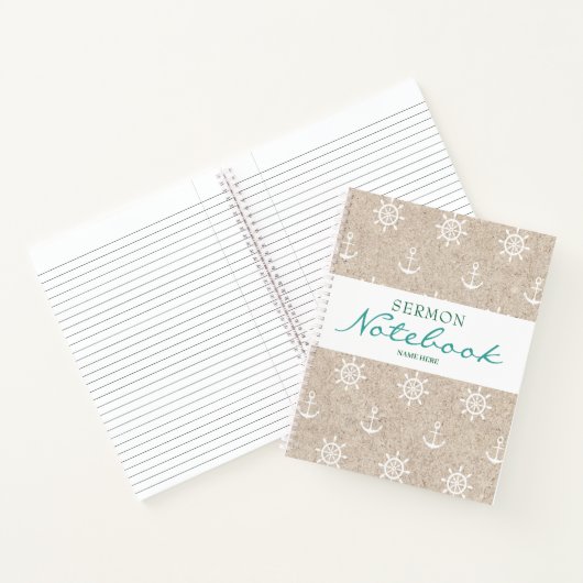 Carnet de sermon Ancre moderne (Intérieur)