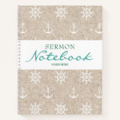 Carnet de sermon Ancre moderne (Devant)