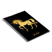 Carnet de silhouette de licorne de danse (Côté Droit)
