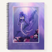 Carnet de sirène d'océan violet (Devant)