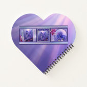 Carnet de sirène d'océan violet (Dos)