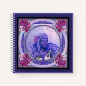 Carnet de sirène d'océan violet (Devant)