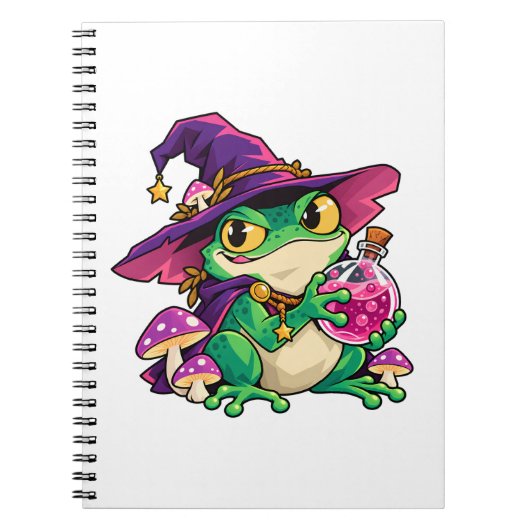Carnet de sorcier de grenouille d'alchimiste sans (Devant)