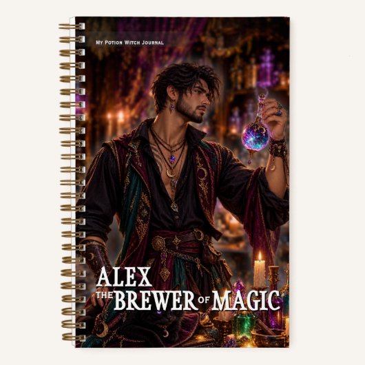 Carnet de sorcière de potion fantastique (Recto)