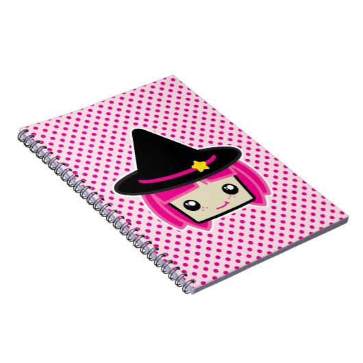 Carnet de sorcière Kawaii Pink Haired (Côté Droit)