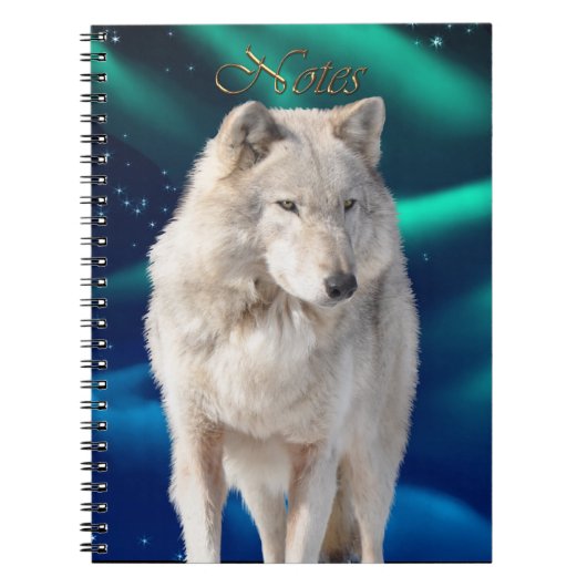 Carnet de soutien à la faune White Wolf & Aurora (Devant)