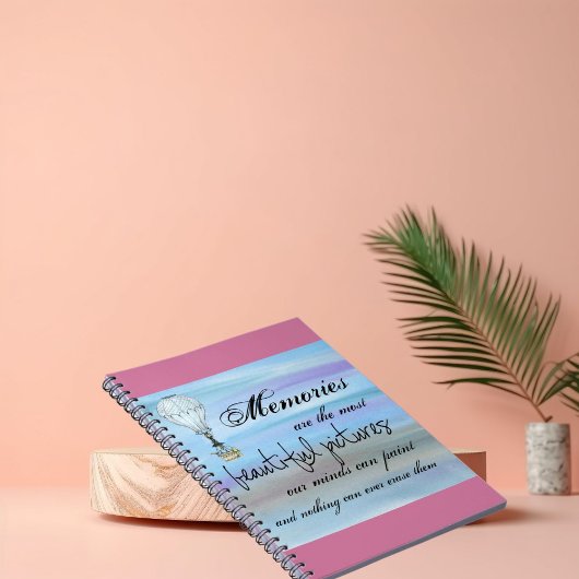Carnet de Souvenirs Montgolfière Ciel