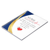 Carnet de spécialité infirmière sur mesure (Côté gauche)
