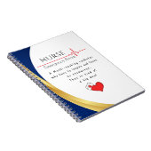 Carnet de spécialité infirmière sur mesure (Côté Droit)