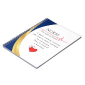 Carnet de spécialité infirmière sur mesure (Côté gauche)