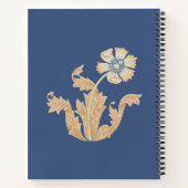 Carnet de spirale à fleurs de William Morris (Dos)