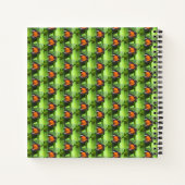 Carnet de spirale à papillon tropical (Dos)