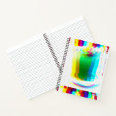Carnet de spirale arc-en-ciel Abstrait (Intérieur)