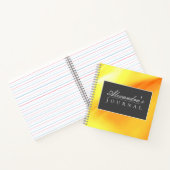 Carnet de spirale couleur vive (Intérieur)