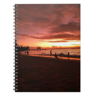 Carnet de spirale crépusculaire des Caraïbes