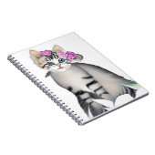 Carnet de spirale de chats mignons (Côté Droit)
