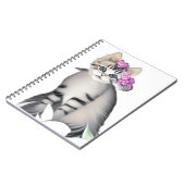 Carnet de spirale de chats mignons (Côté gauche)