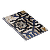 Carnet de spirale de mosaïque arabesque (Côté Droit)