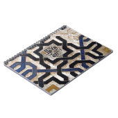 Carnet de spirale de mosaïque arabesque (Côté gauche)