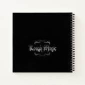 Carnet de spirale magique arrondie personnalisée (Dos)