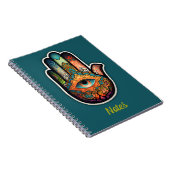 Carnet de spirale main Hamsa (Côté Droit)