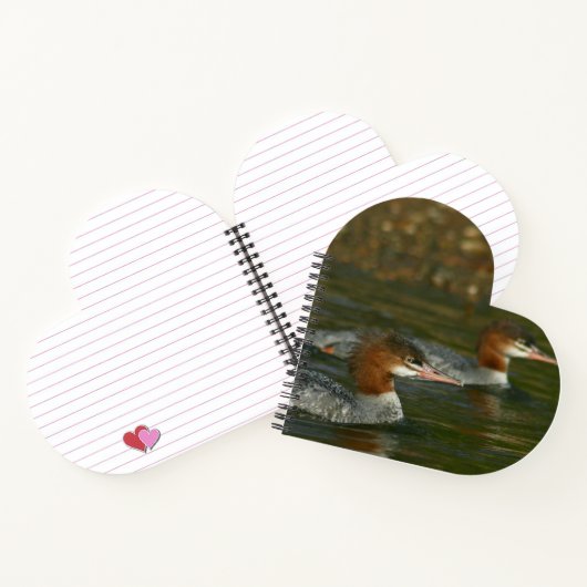 Carnet de spirale Merganser (Intérieur)