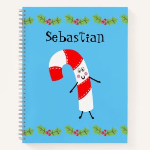 Carnet de Sucre de canne de Noël personnalisé