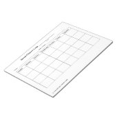 Carnet de suivi de glycémie - Style de calendrier  (Incliné)