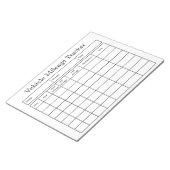 Carnet de suivi de kilométrage de véhicule (Incliné)