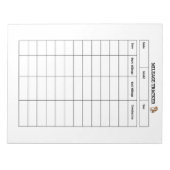 Carnet de suivi de kilométrage minimaliste (Devant)
