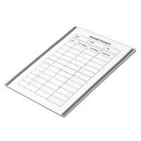 Carnet de suivi de kilométrage minimaliste