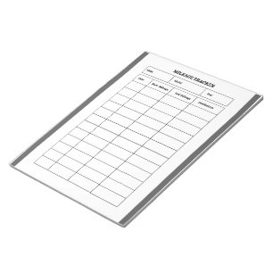 Carnet de suivi de kilométrage minimaliste