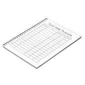 Carnet de suivi des tâches temporelles (Côté gauche)